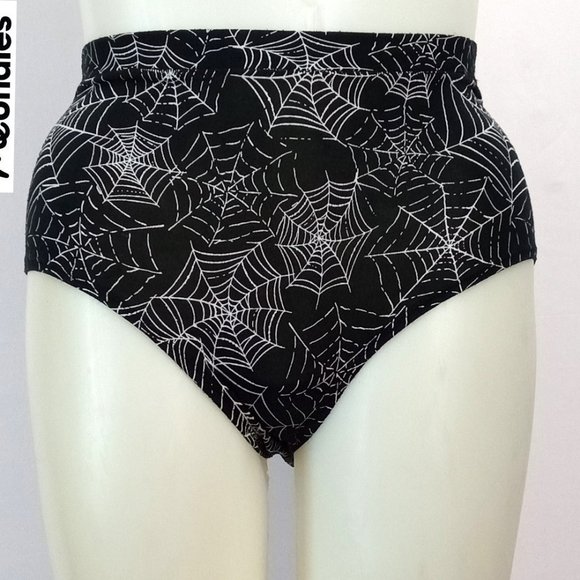 MeUndies Other - Meundies High Waist Halloween Goth Gothic Spiderweb Women's Panties Sz 2X